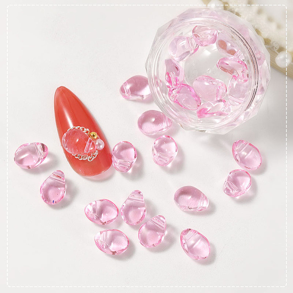 PandaHall Glass Top Drilled Beads, Nail Art Decoration Accessories, Teardrop, Pearl Pink, 28x15mm, Bead: 8.4x6.06x4.42mm, about 10pcs/box...
PandaHall Glass Top Drilled Beads, Nail Art Decoration Accessories, Teardrop, Pearl Pink, 28x15mm, Bead: 8.4x6.06x4.42mm, about 10pcs/box...
