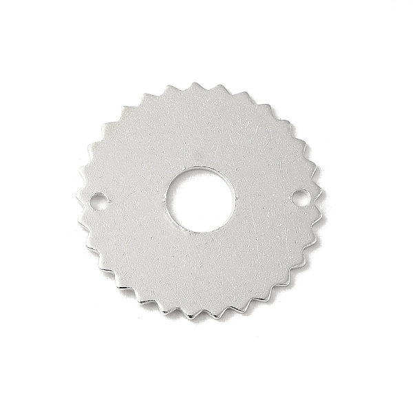 PandaHall Brass Connector Charms, Gear Links, 925 Sterling Silver Plated, 20x0.6mm, Hole: 1.2mm Brass Gear
PandaHall Brass Connector Charms, Gear Links, 925 Sterling Silver Plated, 20x0.6mm, Hole: 1.2mm Brass Gear