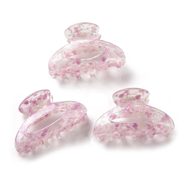 PandaHall Transparent Floral Pattern Acrylic Claw Hair Clips, Hair Accessories for Girl, Women, Violet, 82mm Acrylic Purple
PandaHall Transparent Floral Pattern Acrylic Claw Hair Clips, Hair Accessories for Girl, Women, Violet, 82mm Acrylic Purple