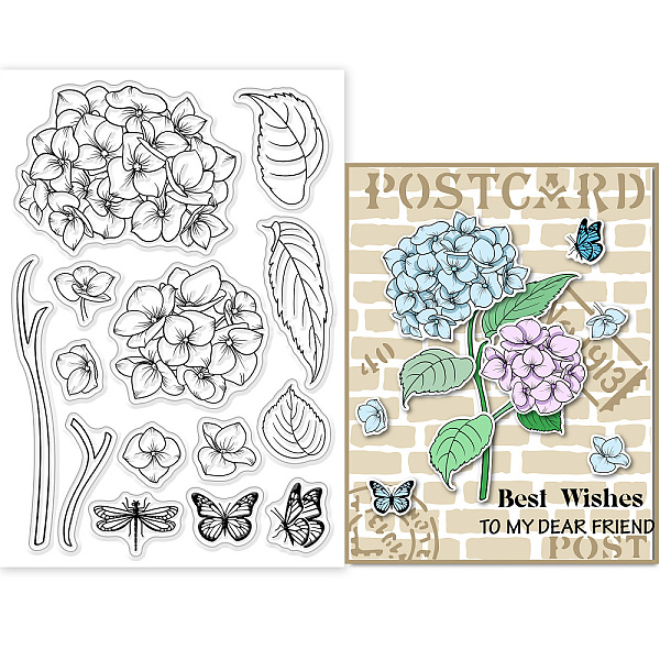 PandaHall GLOBLELAND Hydrangea Flower Clear Stamps for DIY Scrapbooking Spring Plants Blooming Flowers Silicone Clear Stamp Seals for...
PandaHall GLOBLELAND Hydrangea Flower Clear Stamps for DIY Scrapbooking Spring Plants Blooming Flowers Silicone Clear Stamp Seals for...