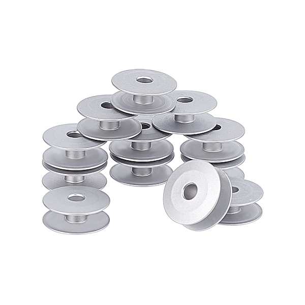 PandaHall 30pcs Aluminum Bobbins Metal Bobbins Empty Thread Spool for Long Arm Quilting Sewing Machine Crafts Making, 25.5x10.5mm Aluminum..., Silver
PandaHall 30pcs Aluminum Bobbins Metal Bobbins Empty Thread Spool for Long Arm Quilting Sewing Machine Crafts Making, 25.5x10.5mm Aluminum..., Silver