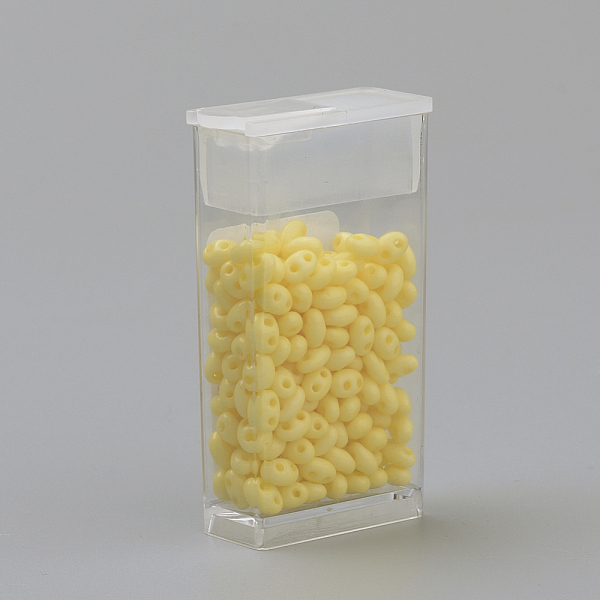 PandaHall 2-Hole Seed Beads, Czech Glass Beads, Oval, Yellow, 5x3~3.5x2.5~3mm, Hole: 0.5mm, about 194pcs/box, Net Weight: 10g/box Czech...
PandaHall 2-Hole Seed Beads, Czech Glass Beads, Oval, Yellow, 5x3~3.5x2.5~3mm, Hole: 0.5mm, about 194pcs/box, Net Weight: 10g/box Czech...