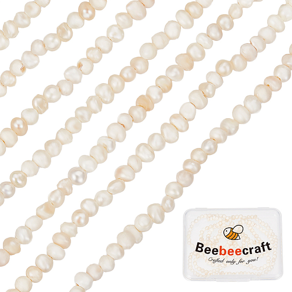 PandaHall Beebeecraft 2 Strands Natural Cultured Freshwater Pearl Beads Strands, Potato, Seashell Color, 1.5~2x1.5~3x1.5~2mm, Hole: 0.5mm...
PandaHall Beebeecraft 2 Strands Natural Cultured Freshwater Pearl Beads Strands, Potato, Seashell Color, 1.5~2x1.5~3x1.5~2mm, Hole: 0.5mm...