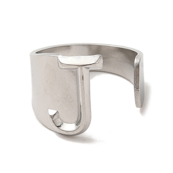 PandaHall 201 Stainless Steel Finger Rings, Letter J, Inner Diameter: 18mm 201 Stainless Steel Letter J
PandaHall 201 Stainless Steel Finger Rings, Letter J, Inner Diameter: 18mm 201 Stainless Steel Letter J