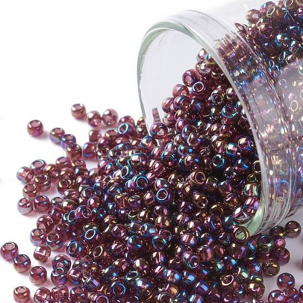 PandaHall TOHO Round Seed Beads, Japanese Seed Beads, (166C) Transparent AB Amethyst, 11/0, 2.2mm, Hole: 0.8mm, about 5555pcs/50g Glass..., Purple
PandaHall TOHO Round Seed Beads, Japanese Seed Beads, (166C) Transparent AB Amethyst, 11/0, 2.2mm, Hole: 0.8mm, about 5555pcs/50g Glass..., Purple