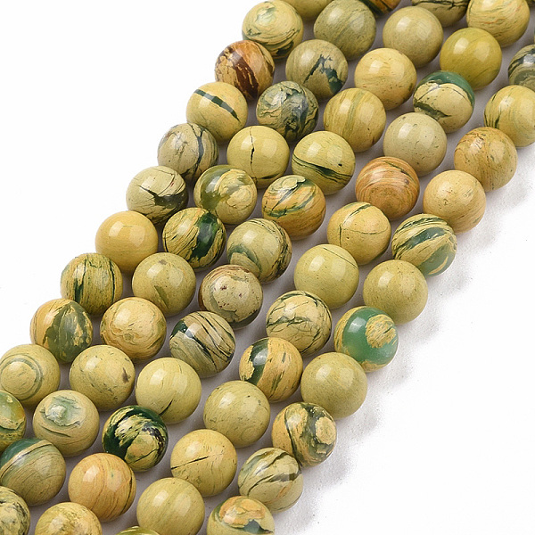 PandaHall Natural Verdite Stone Beads Strands, Round, 6~6.5mm, Hole: 0.7mm, about 63pcs/strand, 15.75 inch(40cm) Natural Gemstone Round
PandaHall Natural Verdite Stone Beads Strands, Round, 6~6.5mm, Hole: 0.7mm, about 63pcs/strand, 15.75 inch(40cm) Natural Gemstone Round