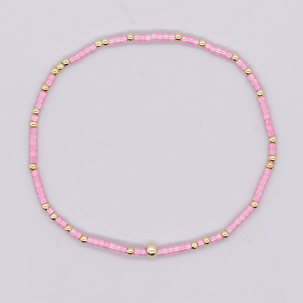 PandaHall Bohemian Style Rainbow Glass & Brass Beaded Handmade Fashion Women's Bracelet Glass
PandaHall Bohemian Style Rainbow Glass & Brass Beaded Handmade Fashion Women's Bracelet Glass