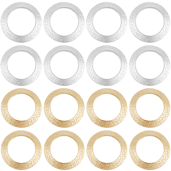 PandaHall Beebeecraft 20Pcs 2 Colors Brass Linking Rings, Lead Free & Cadmium Free, Round Ring, Textured, Real 18K Gold & 925 Sterling...
PandaHall Beebeecraft 20Pcs 2 Colors Brass Linking Rings, Lead Free & Cadmium Free, Round Ring, Textured, Real 18K Gold & 925 Sterling...