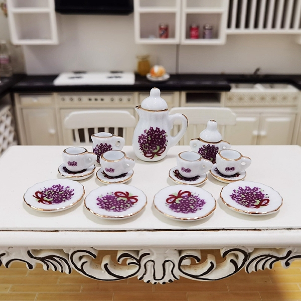 PandaHall Mini Ceramic Tea Sets, including Cup, Teapot, Saucer, Micro Landscape Garden Dollhouse Accessories, Pretending Prop Decorations...
PandaHall Mini Ceramic Tea Sets, including Cup, Teapot, Saucer, Micro Landscape Garden Dollhouse Accessories, Pretending Prop Decorations...