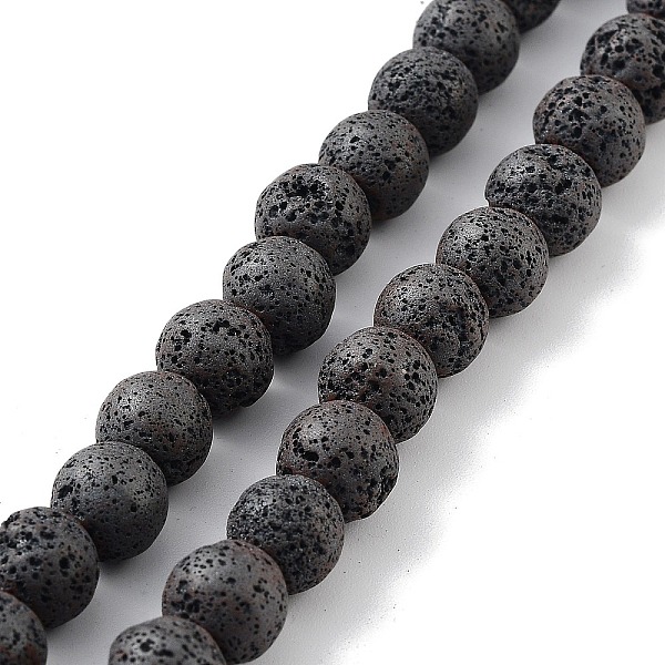 PandaHall Natural Lava Rock Beads Strands, Frosted, Round, 8~8.5mm, Hole: 1mm, about 49pcs/strand, 14.76 inch(37.5cm) Lava Rock Round
PandaHall Natural Lava Rock Beads Strands, Frosted, Round, 8~8.5mm, Hole: 1mm, about 49pcs/strand, 14.76 inch(37.5cm) Lava Rock Round
