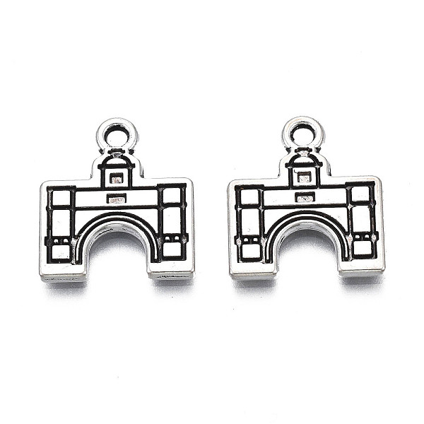 PandaHall Tibetan Style Alloy Pendants, Cadmium Free & Lead Free, House, Antique Silver, 17x15x1.5mm, Hole: 1.8mm, about 780pcs/1000g Alloy...
PandaHall Tibetan Style Alloy Pendants, Cadmium Free & Lead Free, House, Antique Silver, 17x15x1.5mm, Hole: 1.8mm, about 780pcs/1000g Alloy...
