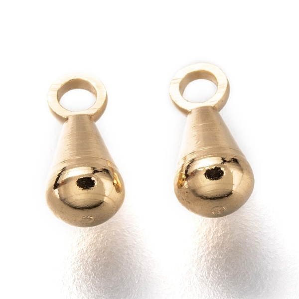 PandaHall Brass Charms, Chain Extender Drop, Long-Lasting Plated, Teardrop, Real 24K Gold Plated, 6x2.8mm, Hole: 1.2mm Brass Teardrop
PandaHall Brass Charms, Chain Extender Drop, Long-Lasting Plated, Teardrop, Real 24K Gold Plated, 6x2.8mm, Hole: 1.2mm Brass Teardrop
