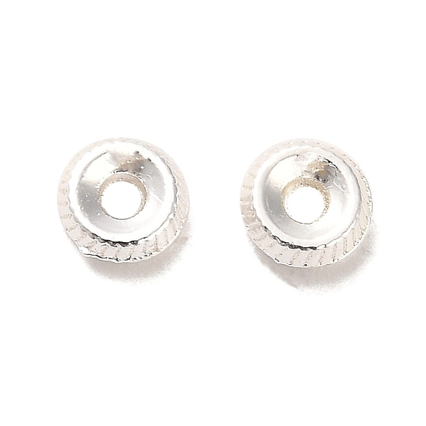 PandaHall Alloy Spacer Beads, Long-Lasting Plated, Saucer Beads, Silver, 5x2mm, Hole: 1.2mm Alloy Rondelle
PandaHall Alloy Spacer Beads, Long-Lasting Plated, Saucer Beads, Silver, 5x2mm, Hole: 1.2mm Alloy Rondelle