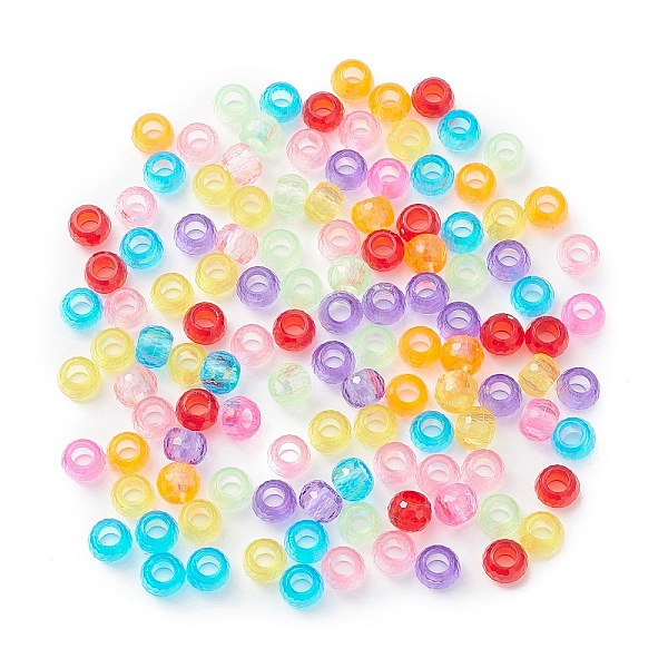 PandaHall Plastic Beads, Faceted, Barrel, Mixed Color, 9x6.5mm, Hole: 4.2mm, about 1800pcs/500g Plastic Barrel Multicolor
PandaHall Plastic Beads, Faceted, Barrel, Mixed Color, 9x6.5mm, Hole: 4.2mm, about 1800pcs/500g Plastic Barrel Multicolor