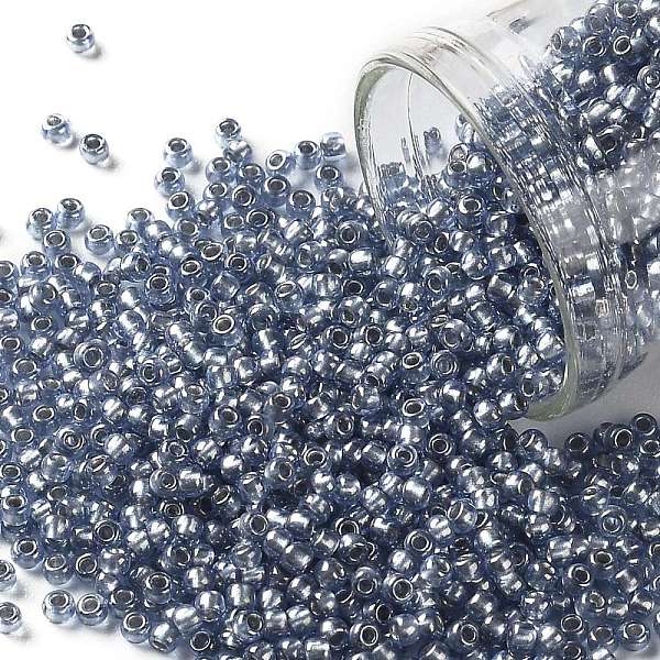 PandaHall TOHO Round Seed Beads, Japanese Seed Beads, (1008) Silver Lined Sapphire Semi Matte, 11/0, 2.2mm, Hole: 0.8mm, about 5555pcs/50g..., Blue
PandaHall TOHO Round Seed Beads, Japanese Seed Beads, (1008) Silver Lined Sapphire Semi Matte, 11/0, 2.2mm, Hole: 0.8mm, about 5555pcs/50g..., Blue