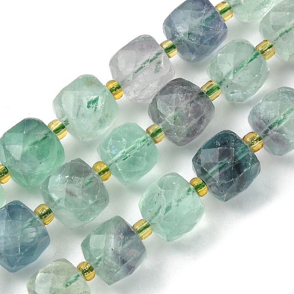 PandaHall Natural Fluorite Beads Strands, with Seed Beads, Faceted Cube, 8~9x8~9x8~9mm, Hole: 0.9~1mm, about 35~39pcs/strand...
PandaHall Natural Fluorite Beads Strands, with Seed Beads, Faceted Cube, 8~9x8~9x8~9mm, Hole: 0.9~1mm, about 35~39pcs/strand...