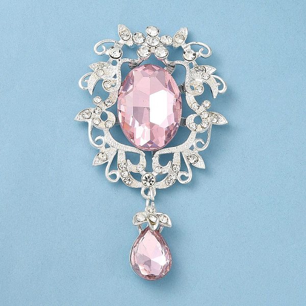 PandaHall Zinc Alloy Glass Big Pendants, with Rhinestone, Flower Charms, Pink, 86~86.5x50x10mm, Hole: 8x6mm Alloy+Glass Flower Pink
PandaHall Zinc Alloy Glass Big Pendants, with Rhinestone, Flower Charms, Pink, 86~86.5x50x10mm, Hole: 8x6mm Alloy+Glass Flower Pink
