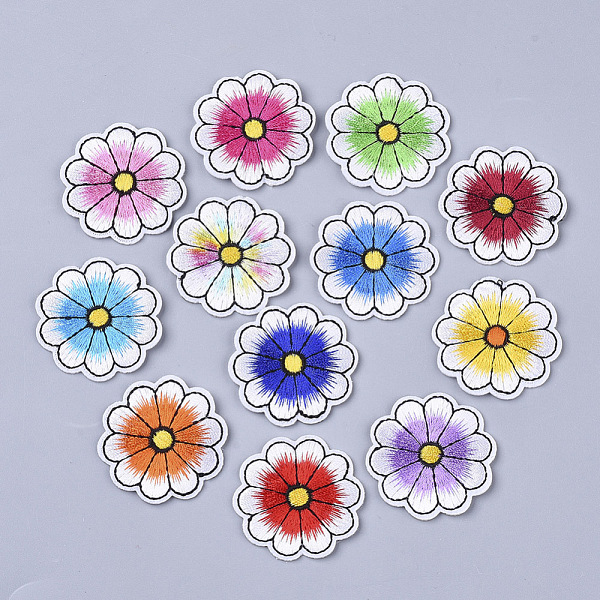 PandaHall Computerized Embroidery Cloth Iron On/Sew On Patches, Costume Accessories, Appliques, Flower, Mixed Color, 40x40x1.5mm, about..., Multicolor
PandaHall Computerized Embroidery Cloth Iron On/Sew On Patches, Costume Accessories, Appliques, Flower, Mixed Color, 40x40x1.5mm, about..., Multicolor