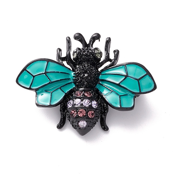 PandaHall Bees Enamel Pin, Insect Alloy Rhinestone Brooch for Women Girl, Electrophoresis Black, Dark Turquoise, 25x33.5x6mm, Pin: 0.7mm..., Multicolor
PandaHall Bees Enamel Pin, Insect Alloy Rhinestone Brooch for Women Girl, Electrophoresis Black, Dark Turquoise, 25x33.5x6mm, Pin: 0.7mm..., Multicolor