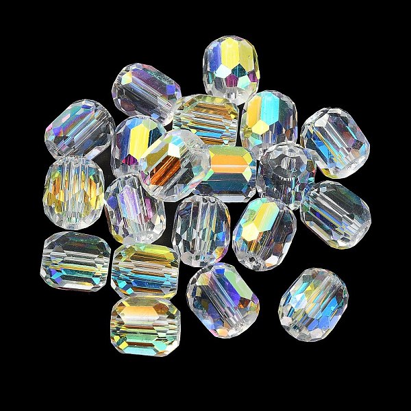 PandaHall AB Color Plated Glass Beads, Faceted Barrel, Clear, 8.5x7.5mm, Hole: 1.4mm Glass Barrel Clear
PandaHall AB Color Plated Glass Beads, Faceted Barrel, Clear, 8.5x7.5mm, Hole: 1.4mm Glass Barrel Clear