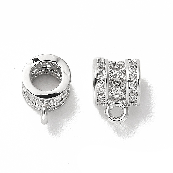 PandaHall Brass Micro Pave Cubic Zirconia Tube Bails, Loop Bails, Column, Real Platinum Plated, 10x7x7.5mm, Hole: 1.6mm, Inner Diameter..., Clear
PandaHall Brass Micro Pave Cubic Zirconia Tube Bails, Loop Bails, Column, Real Platinum Plated, 10x7x7.5mm, Hole: 1.6mm, Inner Diameter..., Clear