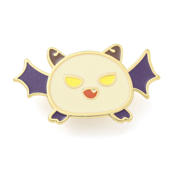 PandaHall Halloween Theme Golden Alloy Brooches, Enamel Pins, Bat, 23.5x42.5x1.5mm Alloy+Enamel Bat
PandaHall Halloween Theme Golden Alloy Brooches, Enamel Pins, Bat, 23.5x42.5x1.5mm Alloy+Enamel Bat