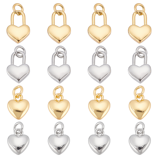 PandaHall SUPERFINDINGS 16Pcs 4 Style Rack Plating Real 18K Gold Plated Brass Pendants, with Jump Rings, Long-Lasting Plated, Lead Free &...
PandaHall SUPERFINDINGS 16Pcs 4 Style Rack Plating Real 18K Gold Plated Brass Pendants, with Jump Rings, Long-Lasting Plated, Lead Free &...