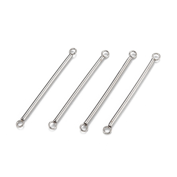 PandaHall 304 Stainless Steel Link Connectors, Column, Stainless Steel Color, 36x3x1.5mm, Hole: 1.8mm 304 Stainless Steel Column
PandaHall 304 Stainless Steel Link Connectors, Column, Stainless Steel Color, 36x3x1.5mm, Hole: 1.8mm 304 Stainless Steel Column