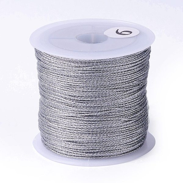 PandaHall 9-Ply Metallic Thread, Embroidery Thread, for Jewelry Making, Round, Silver, 0.6mm, about 36.09 Yards(33m)/Roll Metallic Cord...
PandaHall 9-Ply Metallic Thread, Embroidery Thread, for Jewelry Making, Round, Silver, 0.6mm, about 36.09 Yards(33m)/Roll Metallic Cord...