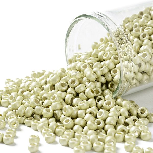 PandaHall TOHO Round Seed Beads, Japanese Seed Beads, (PF559F) PermaFinish Yellow Gold Metallic Matte, 8/0, 3mm, Hole: 1mm, about...
PandaHall TOHO Round Seed Beads, Japanese Seed Beads, (PF559F) PermaFinish Yellow Gold Metallic Matte, 8/0, 3mm, Hole: 1mm, about...