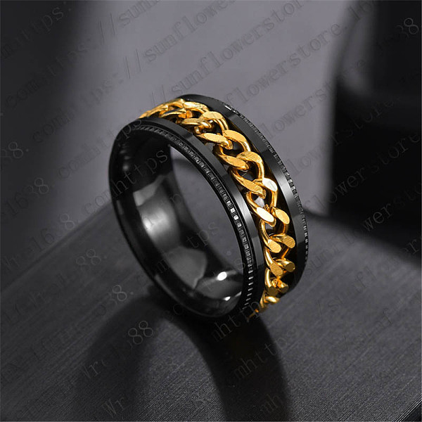 PandaHall Stainless Steel Chains Rotating Finger Ring, Fidget Spinner Ring for Calming Worry Meditation, Golden, US Size 11(20.6mm)...
PandaHall Stainless Steel Chains Rotating Finger Ring, Fidget Spinner Ring for Calming Worry Meditation, Golden, US Size 11(20.6mm)...