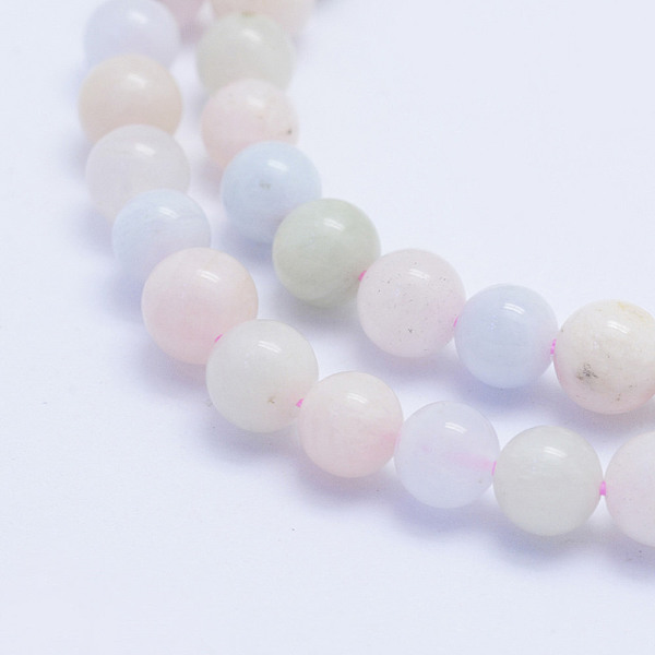 PandaHall Natural Morganite Beads Strands, Round, Grade A, 6~6.5mm, Hole: 1mm, about 64pcs/strand, 15.5 inch(39.5cm) Morganite Round
PandaHall Natural Morganite Beads Strands, Round, Grade A, 6~6.5mm, Hole: 1mm, about 64pcs/strand, 15.5 inch(39.5cm) Morganite Round