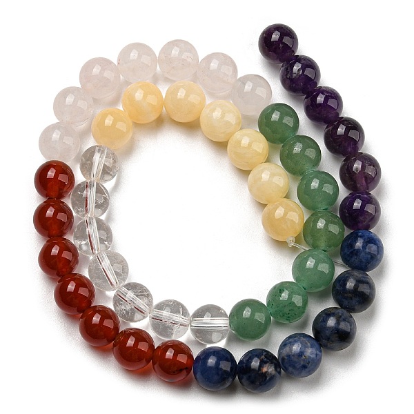 PandaHall Natural Mixed Gemstone Beads Strands, Round, 8~8.5mm, Hole: 1.2mm, about 47pcs/strand, 15.12~15.20 inch(38.4~38.6cm) Mixed Stone...
PandaHall Natural Mixed Gemstone Beads Strands, Round, 8~8.5mm, Hole: 1.2mm, about 47pcs/strand, 15.12~15.20 inch(38.4~38.6cm) Mixed Stone...