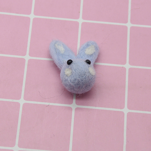 PandaHall Wool Felt Cabochons, Rabbit, Light Sky Blue, 37~40x20~22mm Wool Rabbit
PandaHall Wool Felt Cabochons, Rabbit, Light Sky Blue, 37~40x20~22mm Wool Rabbit