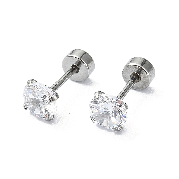 PandaHall 304 Stainless Steel Crystal Rhinestone Ear False Plugs, Gauges Earrings for Women Men, Stainless Steel Color, 5mm 304 Stainless..., Clear
PandaHall 304 Stainless Steel Crystal Rhinestone Ear False Plugs, Gauges Earrings for Women Men, Stainless Steel Color, 5mm 304 Stainless..., Clear