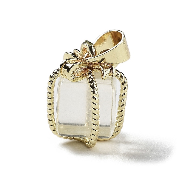 PandaHall Natural Citrine Gift Box Charms, with Golden Plated Brass Bowknot, 15x11x11mm, Hole: 4.5x3.5mm Citrine Box
PandaHall Natural Citrine Gift Box Charms, with Golden Plated Brass Bowknot, 15x11x11mm, Hole: 4.5x3.5mm Citrine Box