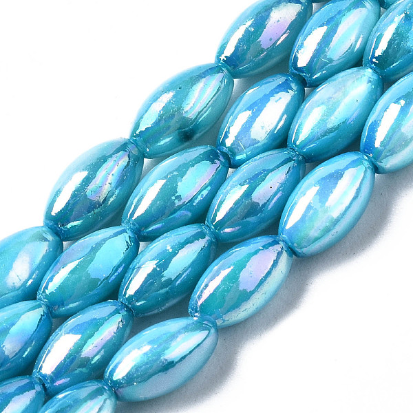 PandaHall Freshwater Shell Beads Strands, AB Color Plated, Dyed, Rice, Deep Sky Blue, 7~8x4mm, Hole: 0.9mm, about 50~52pcs/strand, 14.57...
PandaHall Freshwater Shell Beads Strands, AB Color Plated, Dyed, Rice, Deep Sky Blue, 7~8x4mm, Hole: 0.9mm, about 50~52pcs/strand, 14.57...