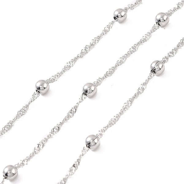 PandaHall 304 Stainless Steel Satellite Chains, with Spool, Soldered, Stainless Steel Color, 1.8x1.8x0.2mm, about 32.81 Feet(10m)/Roll 304...
PandaHall 304 Stainless Steel Satellite Chains, with Spool, Soldered, Stainless Steel Color, 1.8x1.8x0.2mm, about 32.81 Feet(10m)/Roll 304...