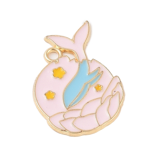 PandaHall Rack Plating Alloy Pendants, with Enamel, Golden, Flat Round with Fishtail Charm, Pink, 29x21.5x1.5mm, Hole: 2mm Alloy+Enamel Flat...
PandaHall Rack Plating Alloy Pendants, with Enamel, Golden, Flat Round with Fishtail Charm, Pink, 29x21.5x1.5mm, Hole: 2mm Alloy+Enamel Flat...