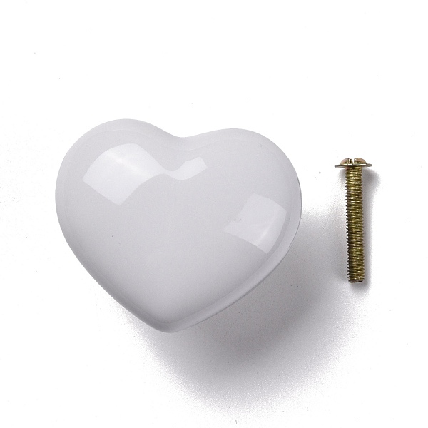 PandaHall Heart-shaped Porcelain Cabinet Door Knobs, Kitchen Drawer Pulls Cabinet Handles, with Iron Screws, White, 43.5x51x36mm Porcelain...
PandaHall Heart-shaped Porcelain Cabinet Door Knobs, Kitchen Drawer Pulls Cabinet Handles, with Iron Screws, White, 43.5x51x36mm Porcelain...