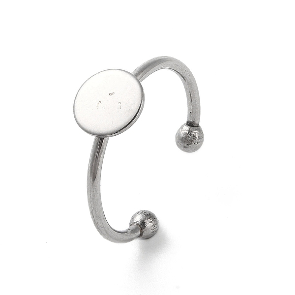 PandaHall Adjustable 304 Stainless Steel Finger Rings Components, Pad Ring Base Findings, Flat Round, Stainless Steel Color, US Size 8 1/2...
PandaHall Adjustable 304 Stainless Steel Finger Rings Components, Pad Ring Base Findings, Flat Round, Stainless Steel Color, US Size 8 1/2...