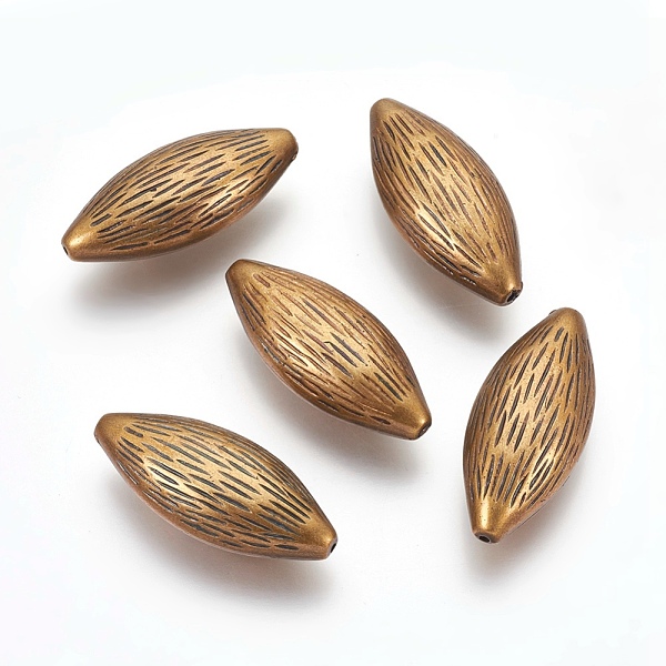 PandaHall CCB Plastic Beads, Oval, Antique Bronze, 40x18x12mm, Hole: 1mm Plastic Oval
PandaHall CCB Plastic Beads, Oval, Antique Bronze, 40x18x12mm, Hole: 1mm Plastic Oval