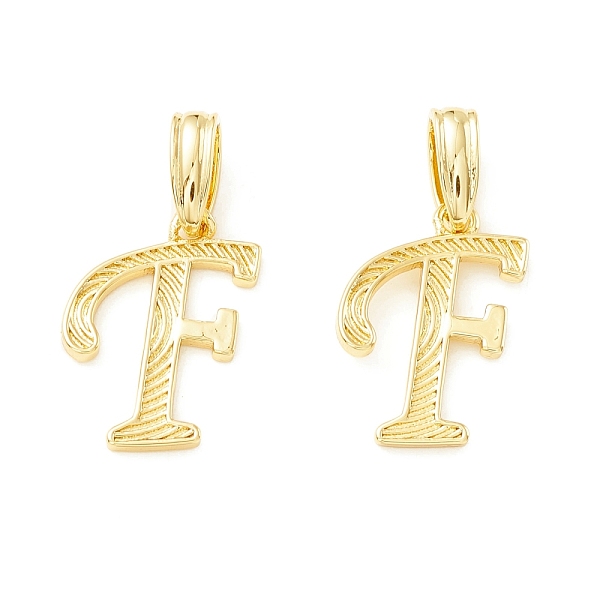 PandaHall Rack Plating Eco-Friendly Brass Letter Pendants, Real 18K Gold Long-Lasting Plated, Cadmium Free & Lead Free, Letter.F...
PandaHall Rack Plating Eco-Friendly Brass Letter Pendants, Real 18K Gold Long-Lasting Plated, Cadmium Free & Lead Free, Letter.F...