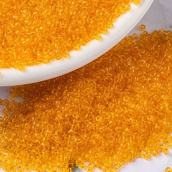 PandaHall MIYUKI Round Rocailles Beads, Japanese Seed Beads, (RR137) Transparent Light Orange, 15/0, 1.5mm, Hole: 0.7mm, about 27777pcs/50g...
PandaHall MIYUKI Round Rocailles Beads, Japanese Seed Beads, (RR137) Transparent Light Orange, 15/0, 1.5mm, Hole: 0.7mm, about 27777pcs/50g...