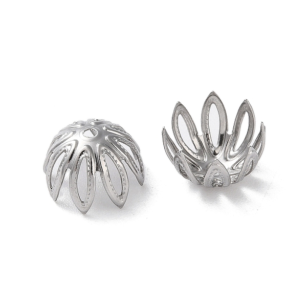PandaHall Ion Plating(IP) 304 Stainless Steel Bead Caps, 8-Petal Flower, Stainless Steel Color, 11x7.5mm, Hole: 1.2mm 304 Stainless Steel
PandaHall Ion Plating(IP) 304 Stainless Steel Bead Caps, 8-Petal Flower, Stainless Steel Color, 11x7.5mm, Hole: 1.2mm 304 Stainless Steel