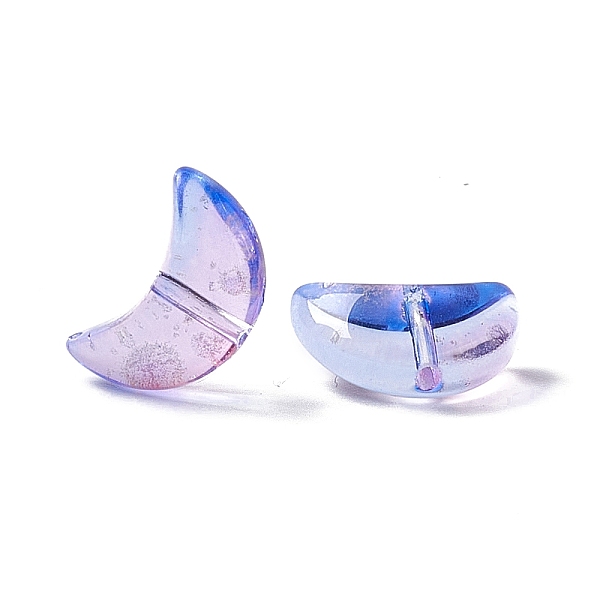 PandaHall Electroplate Transparent Glass Bead, with Gold Foil, Crescent Moon, Lilac, 9x14x6mm, Hole: 1.2mm Glass Moon Purple
PandaHall Electroplate Transparent Glass Bead, with Gold Foil, Crescent Moon, Lilac, 9x14x6mm, Hole: 1.2mm Glass Moon Purple