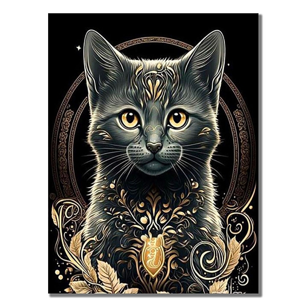PandaHall DIY Diamond Painting Kit, Including Resin Rhinestones Bag, Diamond Sticky Pen, Tray Plate and Glue Clay, Cat Shape, 400x300mm..., Multicolor
PandaHall DIY Diamond Painting Kit, Including Resin Rhinestones Bag, Diamond Sticky Pen, Tray Plate and Glue Clay, Cat Shape, 400x300mm..., Multicolor