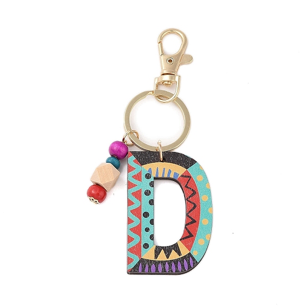PandaHall Wood Keychain, with Dye & Iron Key Ring, Letter D, 11.6~12.1cm Wood Letter D
PandaHall Wood Keychain, with Dye & Iron Key Ring, Letter D, 11.6~12.1cm Wood Letter D