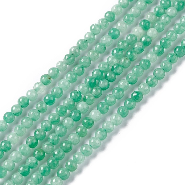 PandaHall Natural White Jade Beads Strands, Dyed, Round, Medium Aquamarine, 2.5~3mm, Hole: 0.7mm, about 131pcs/strand, 15.75 inch(40cm)...
PandaHall Natural White Jade Beads Strands, Dyed, Round, Medium Aquamarine, 2.5~3mm, Hole: 0.7mm, about 131pcs/strand, 15.75 inch(40cm)...