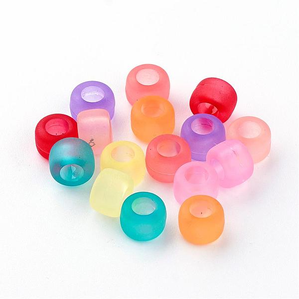 PandaHall Transparent European Acrylic Beads, Frosted, Column, Mixed Color, 8x6mm, Hole: 4mm, about 1950pcs/500g Acrylic Column Multicolor
PandaHall Transparent European Acrylic Beads, Frosted, Column, Mixed Color, 8x6mm, Hole: 4mm, about 1950pcs/500g Acrylic Column Multicolor